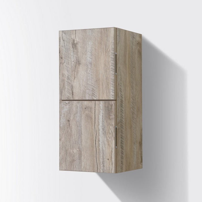 KubeBath Bliss 14" Wide by 24" High Linen Side Cabinet With Two Doors KubeBath