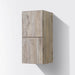 KubeBath Bliss 14" Wide by 24" High Linen Side Cabinet With Two Doors KubeBath