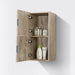 KubeBath Bliss 14" Wide by 24" High Linen Side Cabinet With Two Doors KubeBath