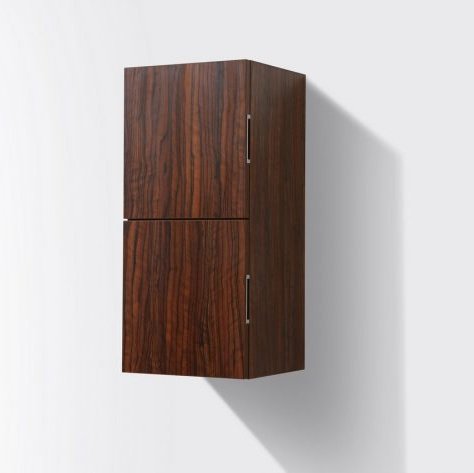 KubeBath Bliss 14" Wide by 24" High Linen Side Cabinet With Two Doors KubeBath