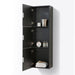 KubeBath Bliss 18" Wide by 59" High Linen Side Cabinet With Three Doors KubeBath