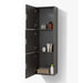KubeBath Bliss 18" Wide by 59" High Linen Side Cabinet With Three Doors KubeBath