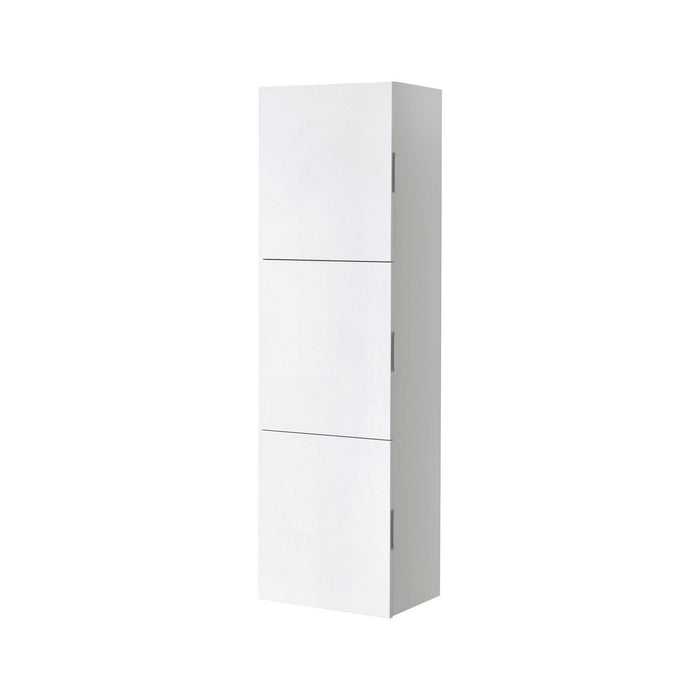 KubeBath Bliss 18" Wide by 59" High Linen Side Cabinet With Three Doors KubeBath