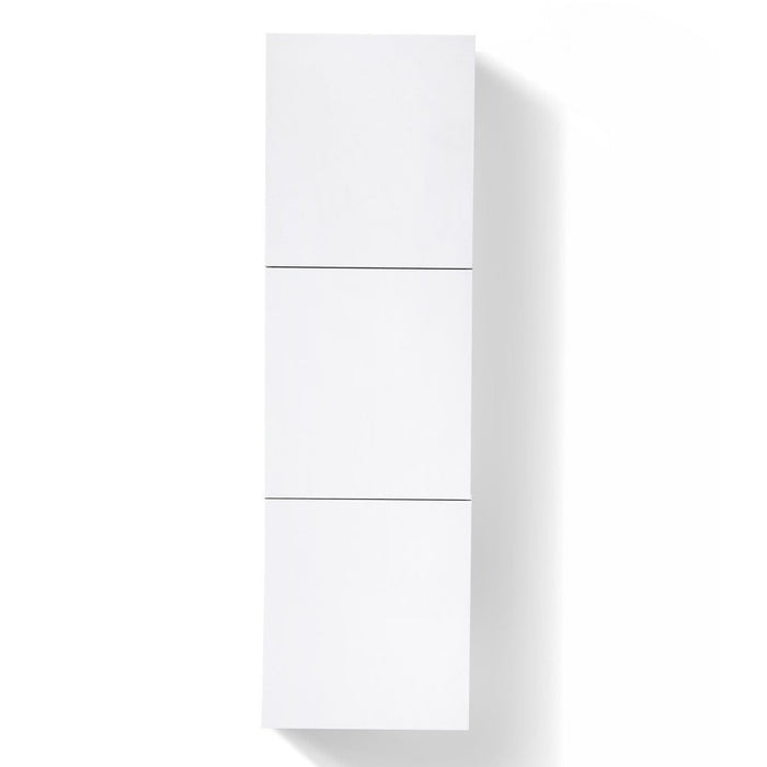 KubeBath Bliss 18" Wide by 59" High Linen Side Cabinet With Three Doors KubeBath