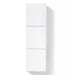 KubeBath Bliss 18" Wide by 59" High Linen Side Cabinet With Three Doors KubeBath