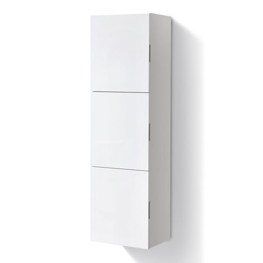 KubeBath Bliss 18" Wide by 59" High Linen Side Cabinet With Three Doors KubeBath