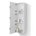 KubeBath Bliss 18" Wide by 59" High Linen Side Cabinet With Three Doors KubeBath