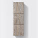KubeBath Bliss 18" Wide by 59" High Linen Side Cabinet With Three Doors KubeBath