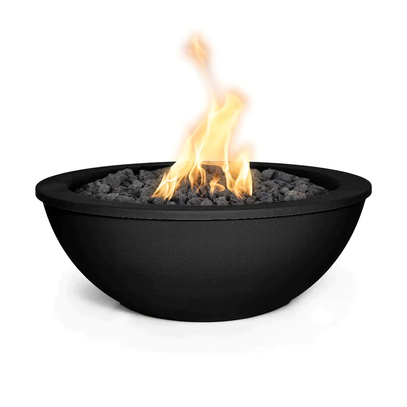 The Outdoor Plus 48" Sedona Metal Powder Coated Fire Bowl | Match Lit with Flame Sense