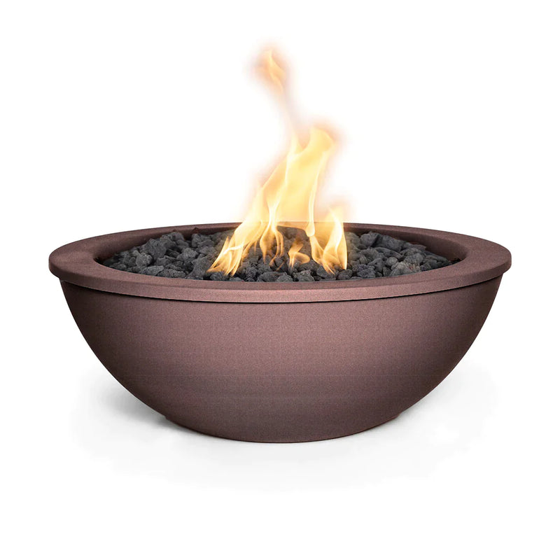 The Outdoor Plus 36" Sedona Metal Powder Coated Fire Bowl | Match Lit