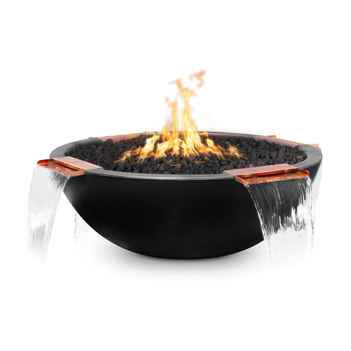 The Outdoor Plus Sedona Fire & Water Bowl 4 Way Spill - GFRC Concrete The Outdoor Plus