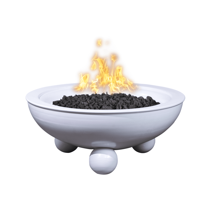 The Outdoor Plus 36" Sedona Powder Coated Fire Bowl with Round Legs | Low Voltage Electronic Ignition The Outdoor Plus