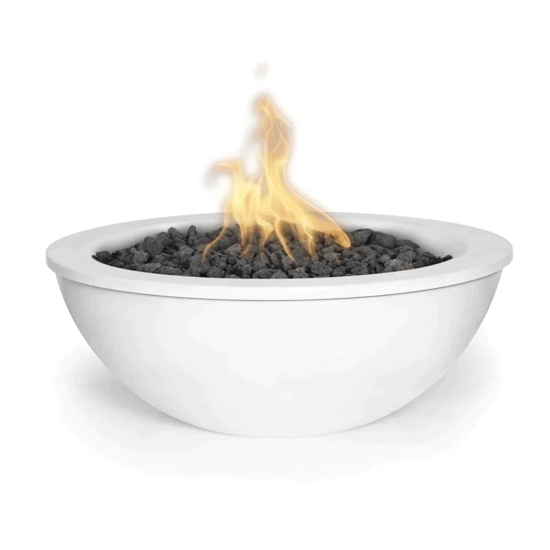 The Outdoor Plus 36" Sedona Metal Powder Coated Fire Bowl | Match Lit with Flame Sense