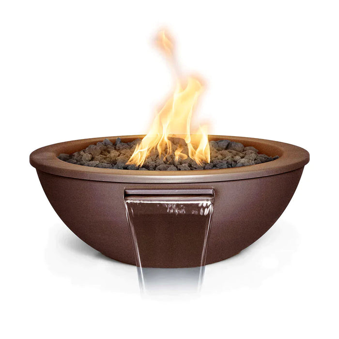 The Outdoor Plus 48" Sedona Metal Powder Coated Fire and Water Bowl | Match Lit The Outdoor Plus