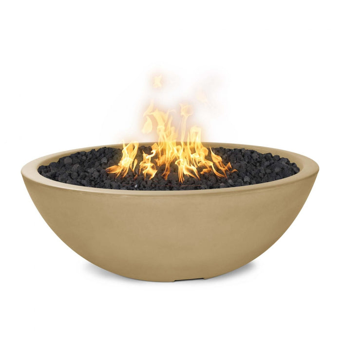 The Outdoor Plus Sedona Fire Pit Narrow Ledge | GFRC Concrete The Outdoor Plus