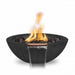 The Outdoor Plus 27" Sedona Fire & Water Bowl | Wood Grain Concrete The Outdoor Plus