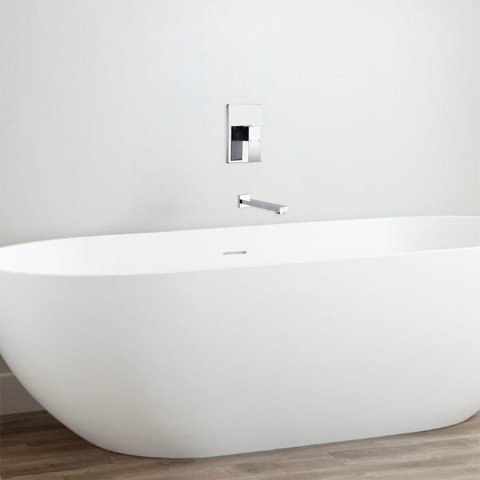 KubeBath Aqua Piazza Tub Filler with Rough-In Valve KubeBath