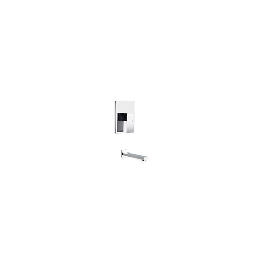 KubeBath Aqua Piazza Tub Filler with Rough-In Valve KubeBath