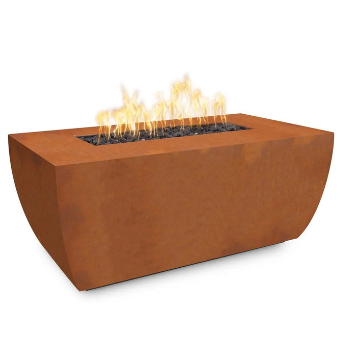 The Outdoor Plus Avalon 15" Tall Linear Fire Pit | Corten Steel The Outdoor Plus