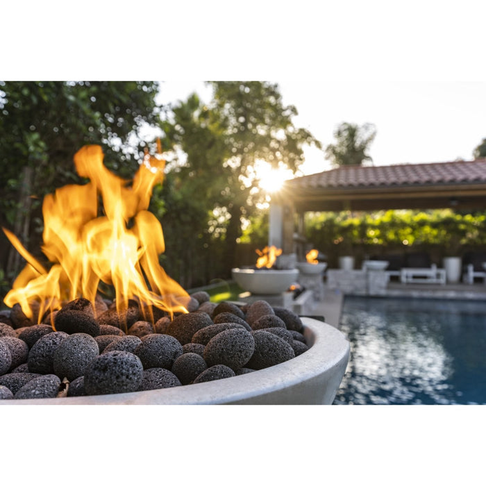 The Outdoor Plus Luna Fire Pit | GFRC Concrete The Outdoor Plus