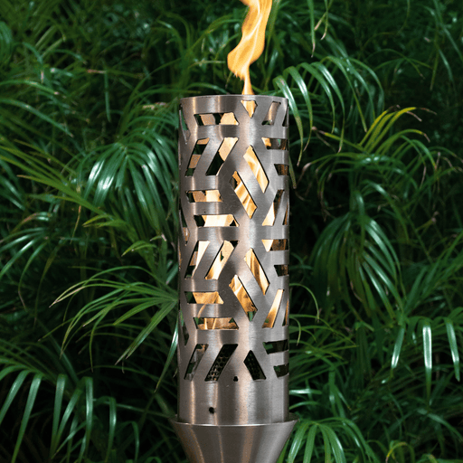 The Outdoor Plus Cubist Fire Torch - Stainless Steel The Outdoor Plus