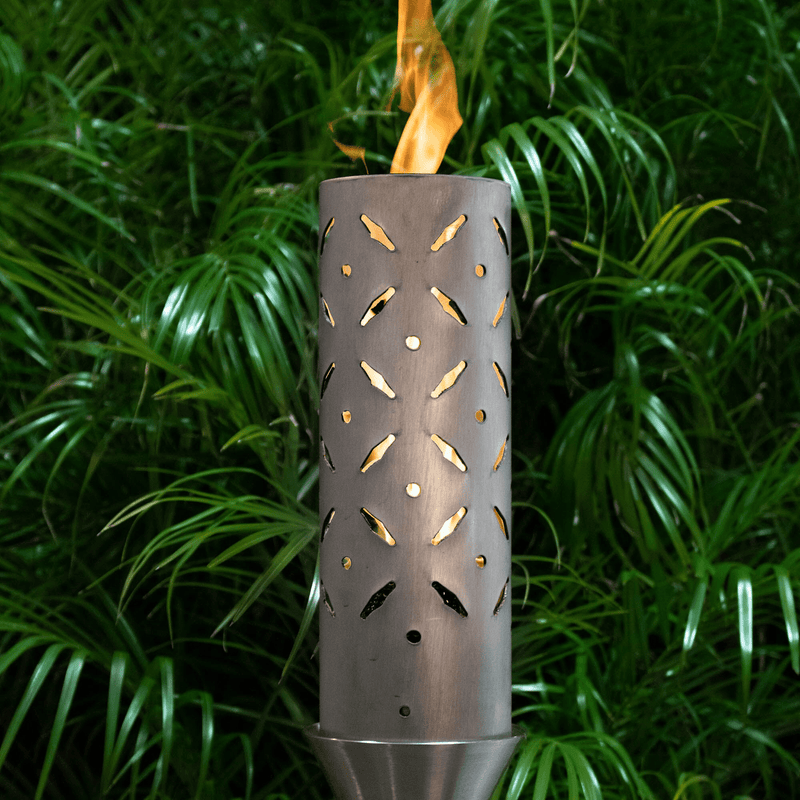 The Outdoor Plus Diamond Fire Torch - Stainless Steel