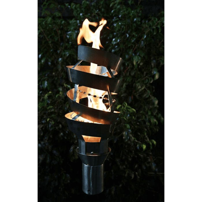 The Outdoor Plus Spiral Fire Torch - Stainless Steel The Outdoor Plus