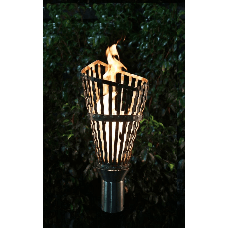 The Outdoor Plus Roman Fire Torch - Stainless Steel