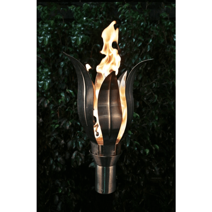 The Outdoor Plus Flower Fire Torch - Stainless Steel The Outdoor Plus