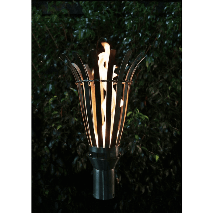 The Outdoor Plus Basket Fire Torch - Stainless Steel The Outdoor Plus