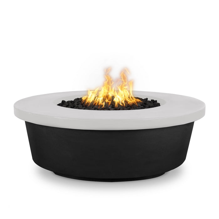 The Outdoor Plus 48" Round Tempe Fire Pit | Black & White Powder Coat The Outdoor Plus