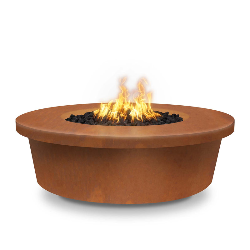 The Outdoor Plus 48" Round Tempe Fire Pit | Corten Steel