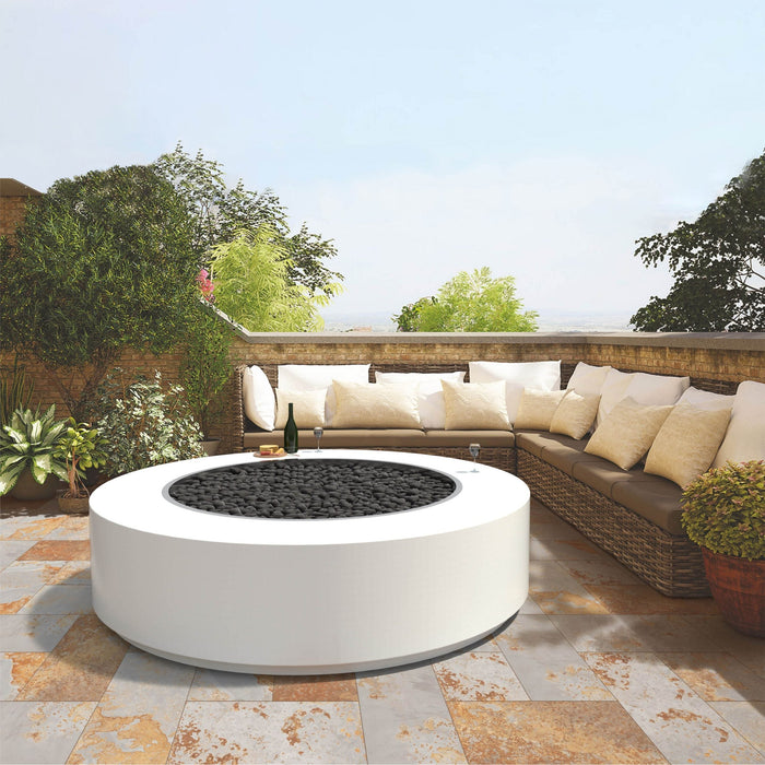The Outdoor Plus 18" Tall Round Unity Fire Pit | Powder Coat Steel The Outdoor Plus