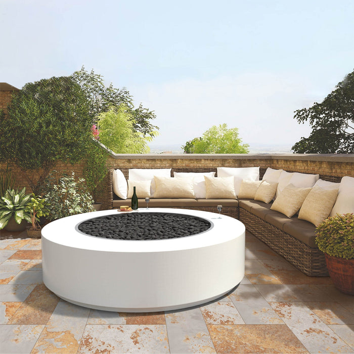 The Outdoor Plus 24" Tall Round Unity Fire Pit | Powder Coat Steel The Outdoor Plus