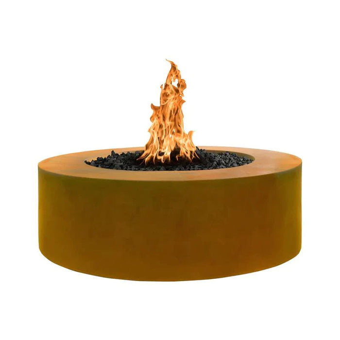The Outdoor Plus 24" Tall Round Unity Fire Pit | Corten Steel The Outdoor Plus