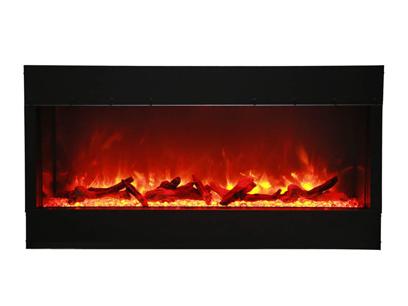 Amantii Tru View 3 Sided Electric Fireplace 40-TRU-VIEW-XL Amantii