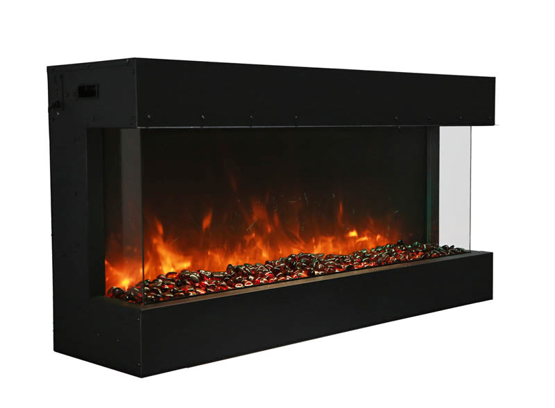 Amantii Tru View 3 Sided Electric Fireplace 40-TRU-VIEW-XL Amantii