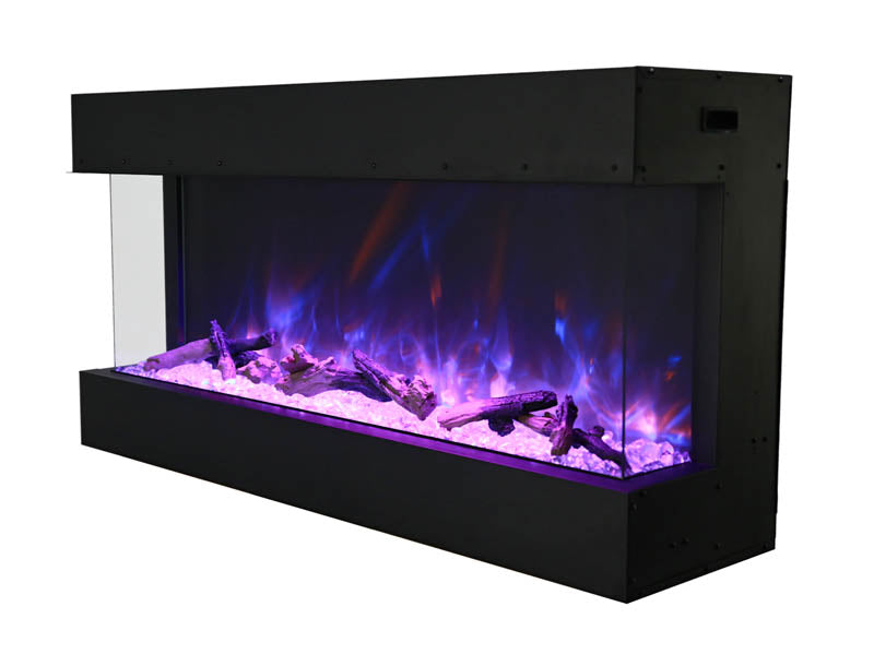 Amantii Tru View 3 Sided Electric Fireplace 40-TRU-VIEW-XL Amantii