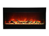 Amantii Tru View 3 Sided Electric Fireplace 40-TRU-VIEW-XL Amantii