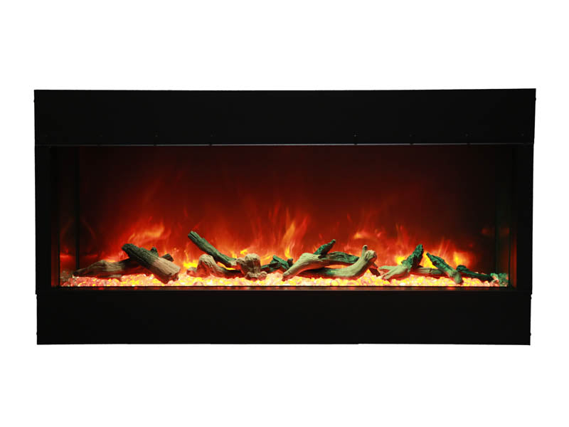 Amantii Tru View 3 Sided Electric Fireplace 40-TRU-VIEW-XL Amantii