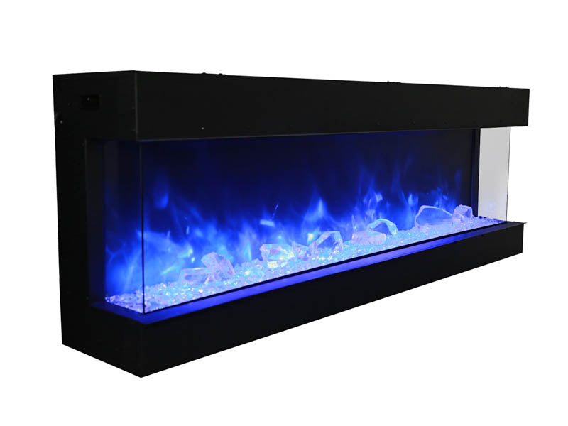 Amantii Tru View 3 Sided Electric Fireplace 60-TRU-VIEW-XL Amantii
