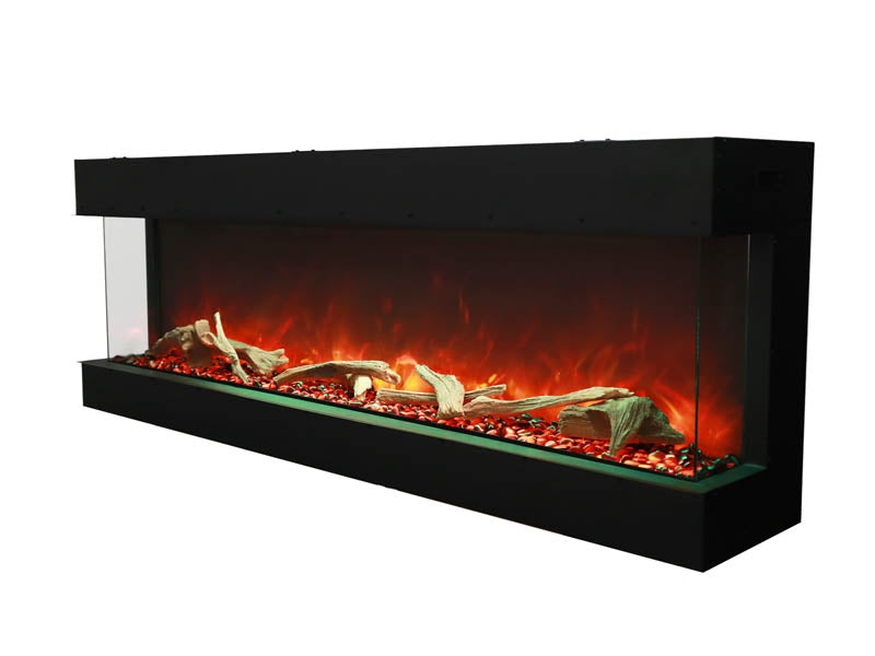 Amantii Tru View 3 Sided Electric Fireplace 60-TRU-VIEW-XL Amantii