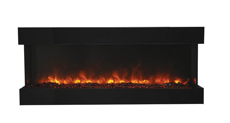 Amantii Tru View 3 Sided Electric Fireplace 60-TRU-VIEW-XL Amantii