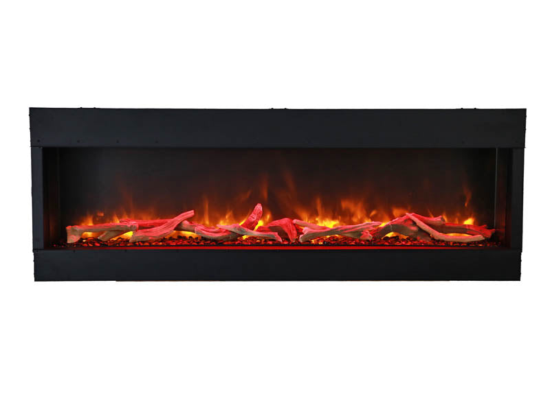 Amantii Tru View 3 Sided Electric Fireplace 60-TRU-VIEW-XL Amantii