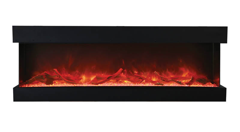 Amantii Tru View 3 Sided Electric Fireplace 72-TRU-VIEW-XL Amantii