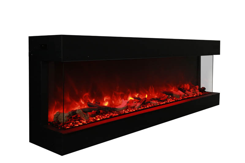 Amantii Tru View 3 Sided Electric Fireplace 72-TRU-VIEW-XL Amantii