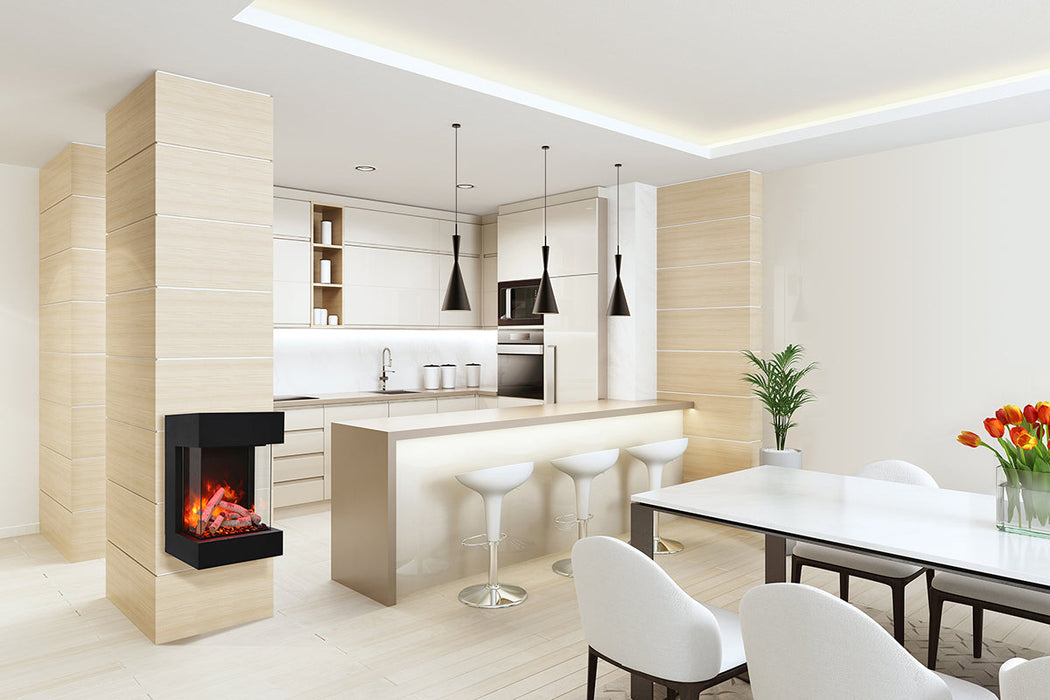 Amantii Tru View CUBE Electric Fireplace CUBE-2025WM Amantii