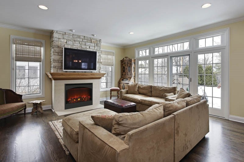 Amantii Zero Clearance Series Electric Fireplace ZECL-31-3228-STL Amantii
