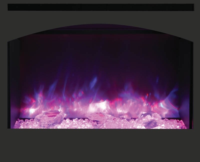 Amantii Zero Clearance Series Electric Fireplace ZECL-31-3228-STL Amantii