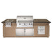 American Outdoor Grill 790 Pre Fabricated Island Bundle - Smoke Granite Counter Top - American Outdoor Grill American Outdoor Grills | AOG